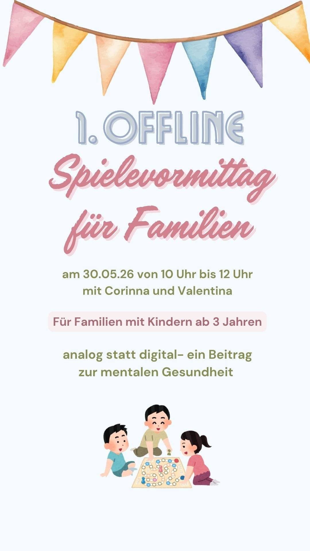 1. Offline Spielevormittag für Familien